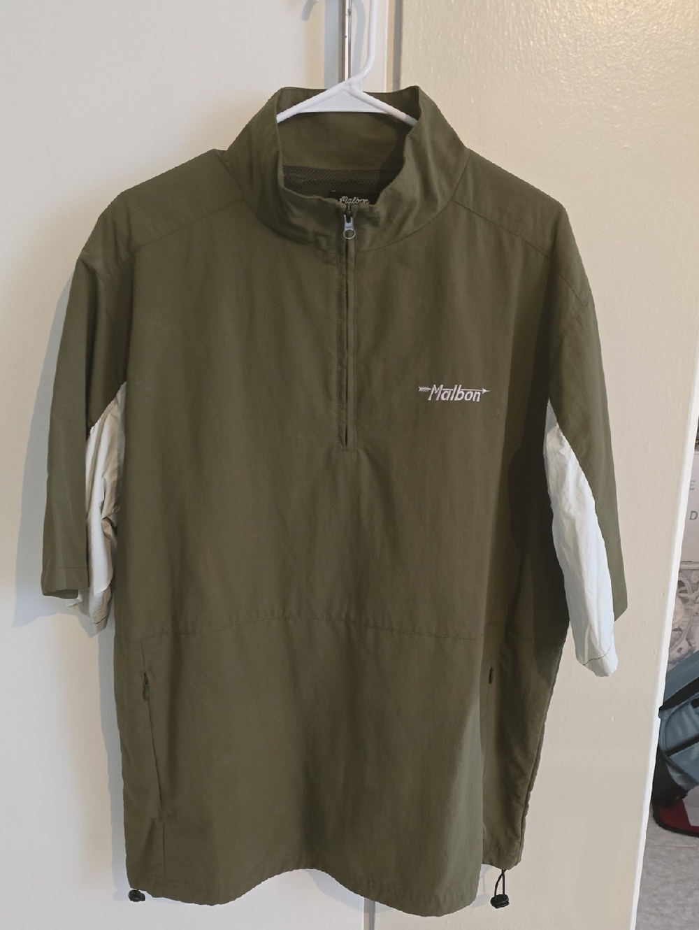 Malbon Golf Windbreaker - Half Zip Size XL